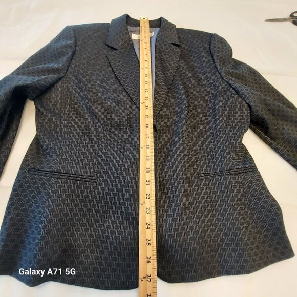 Tahari Arthur S. Levine Size 16 Woman Jacket Lined 2 Front Buttons 2 Front Pocke - Picture 7 of 7
